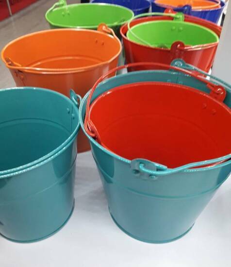Ведро 7 л цветное.